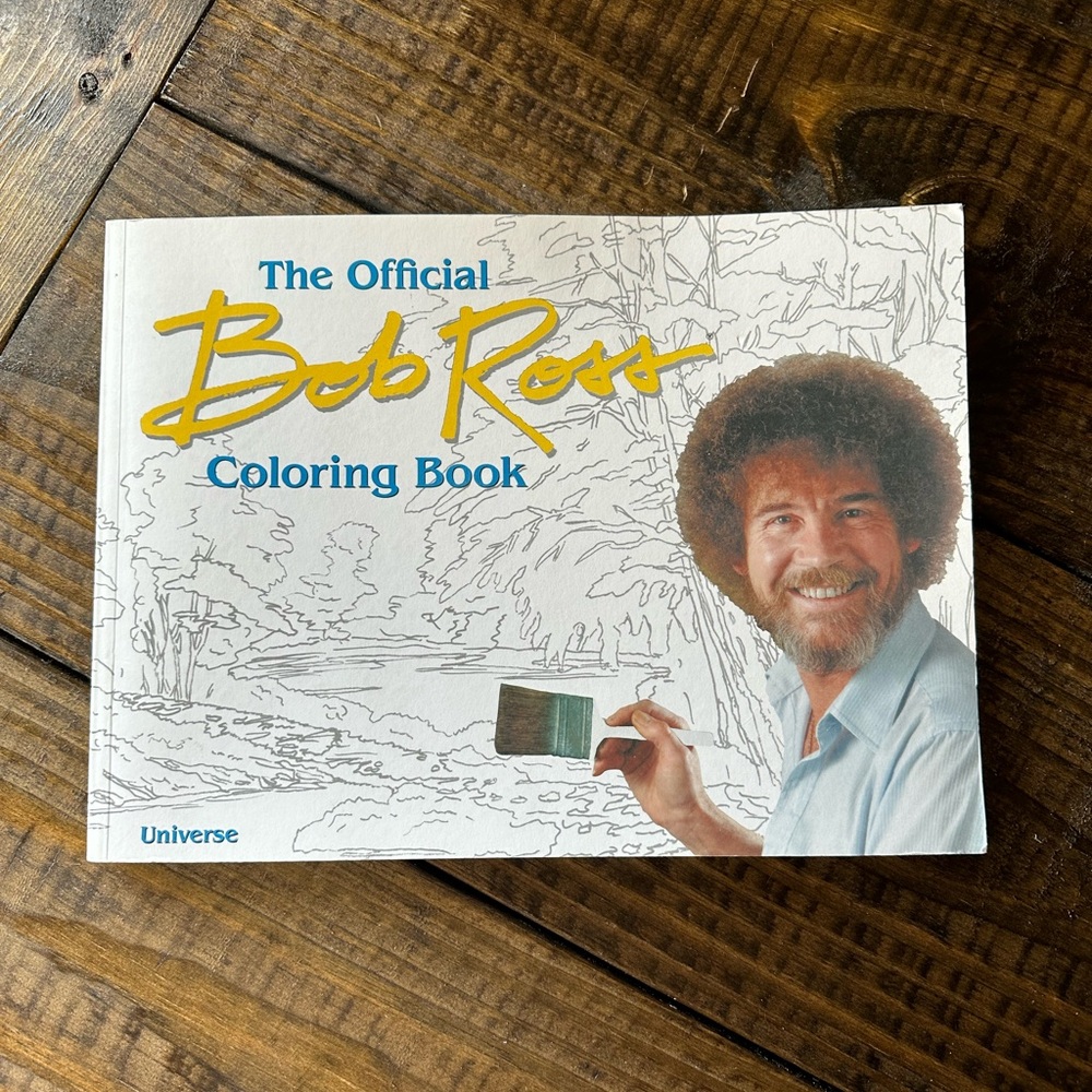 Bob Ross Coloring Book
